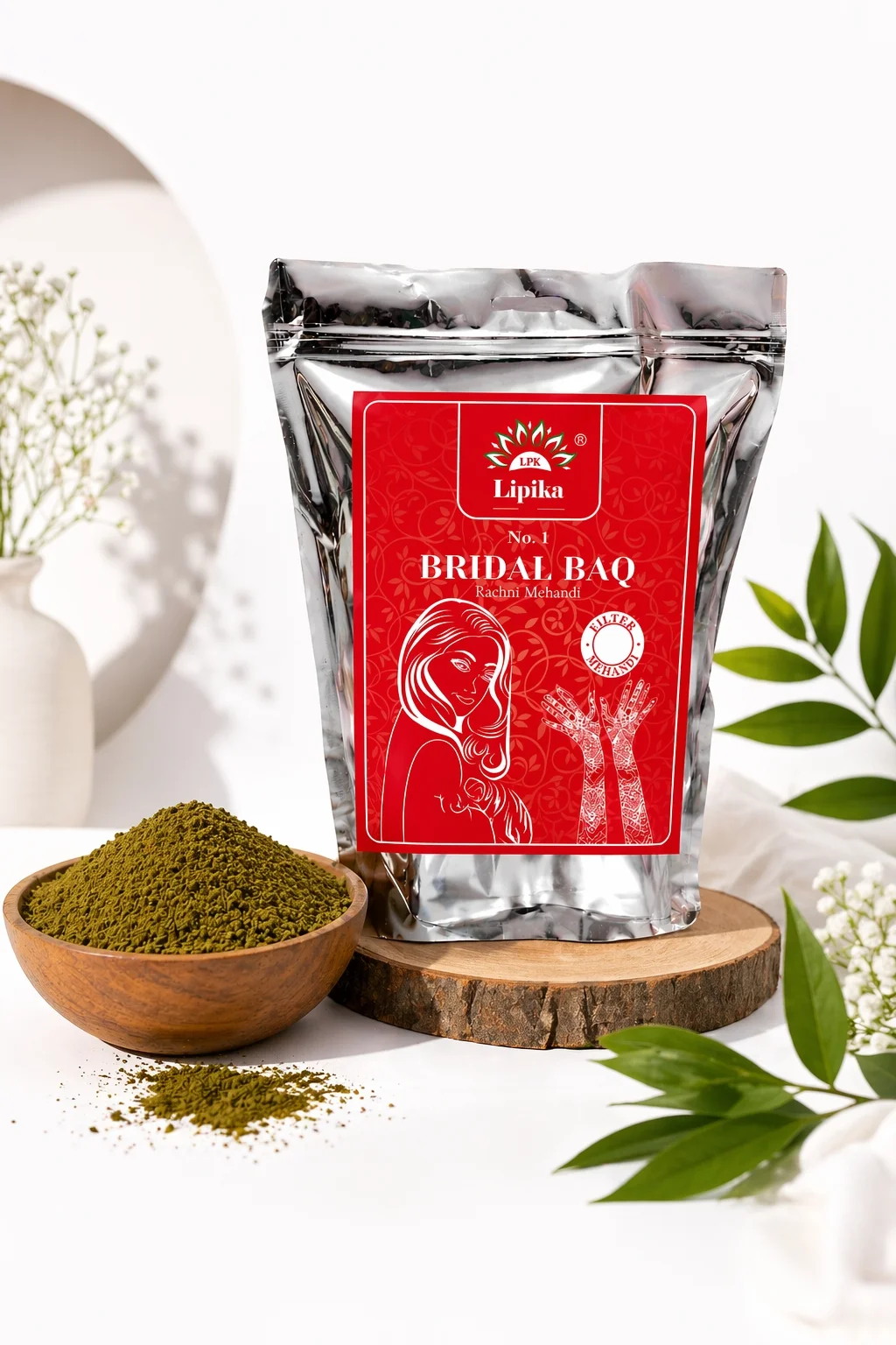 Lipika Bridal 7 Filter Mehndi Powder – Cloth Filtered Special Grade | 100g - Image 2