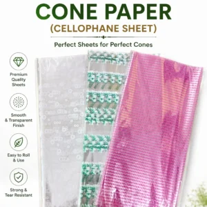 Transparent Cellophane Sheet 100gm ( 100 Sheets)