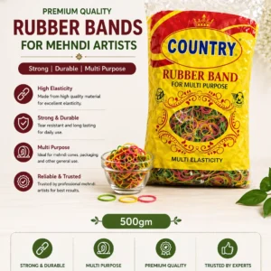 Premium Rubber for cone Making Bands (500gm)